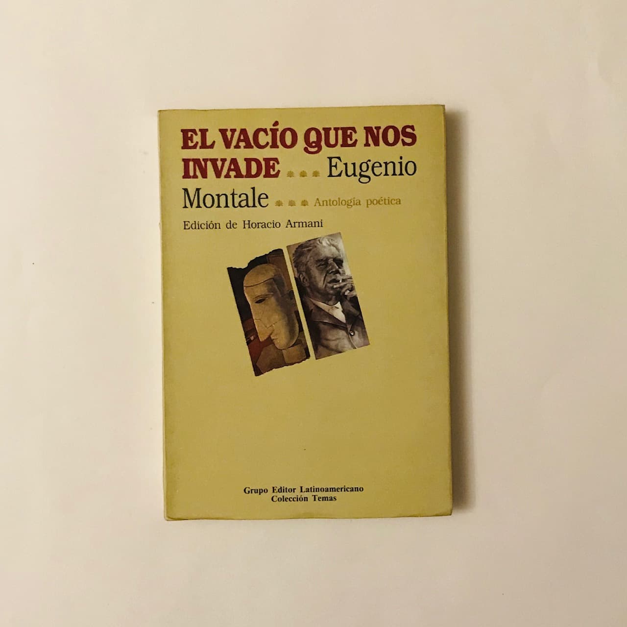 "EL VACÍO QUE NOS INVADE", de Eugenio Montale