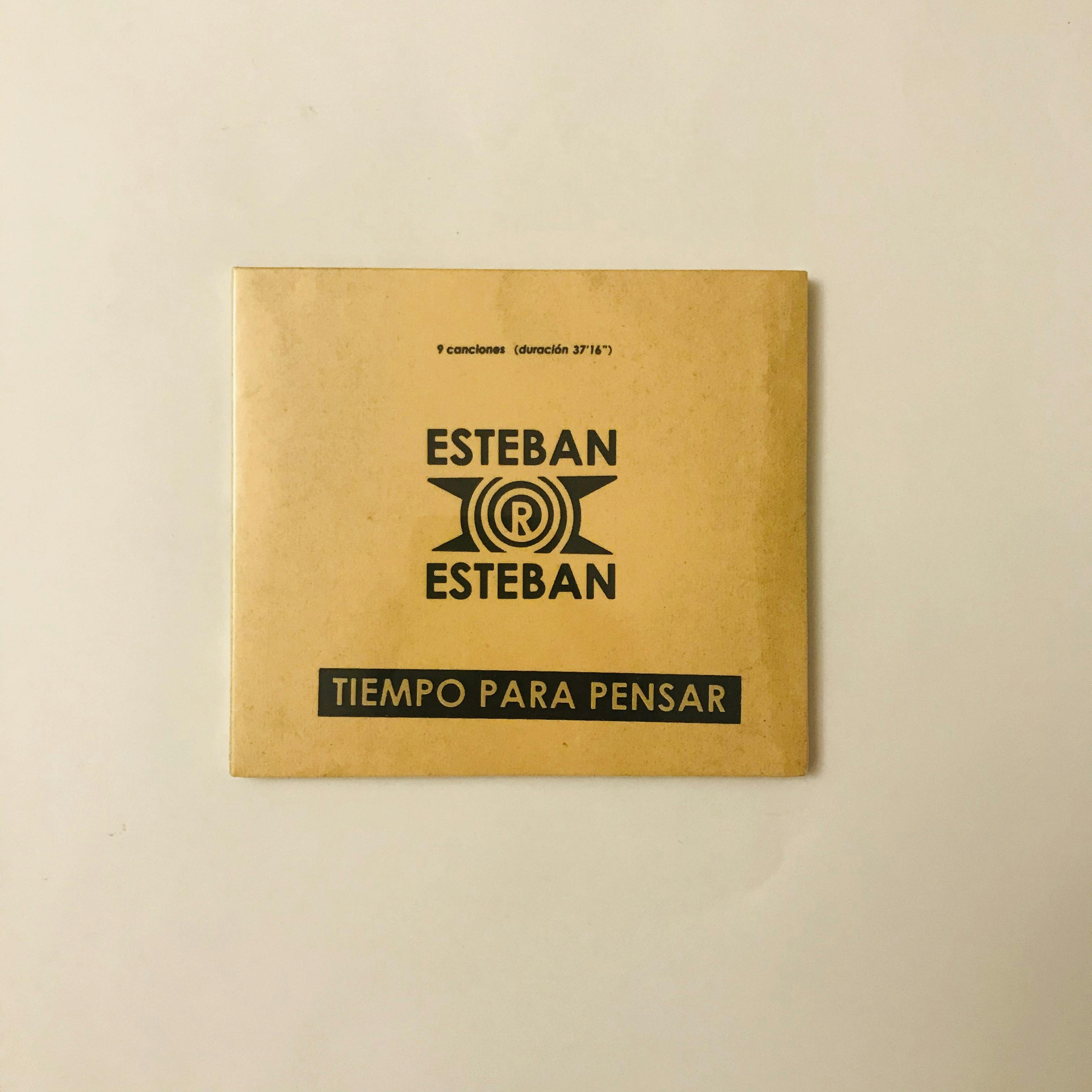 "TIEMPO PARA PENSAR", CD de Esteban R. Esteban