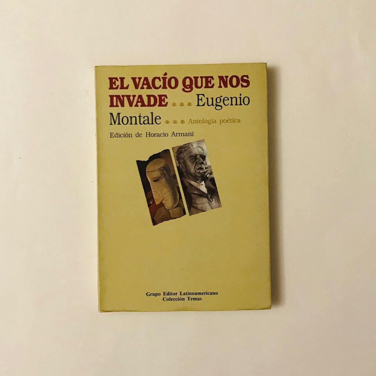 "EL VACÍO QUE NOS INVADE", de Eugenio Montale