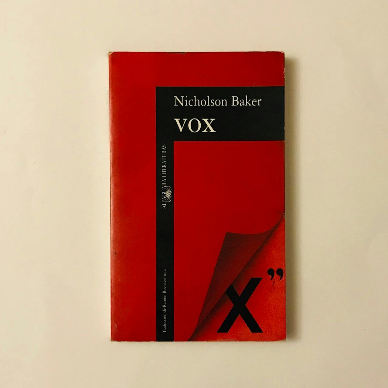 "VOX", de Nicholson Baker